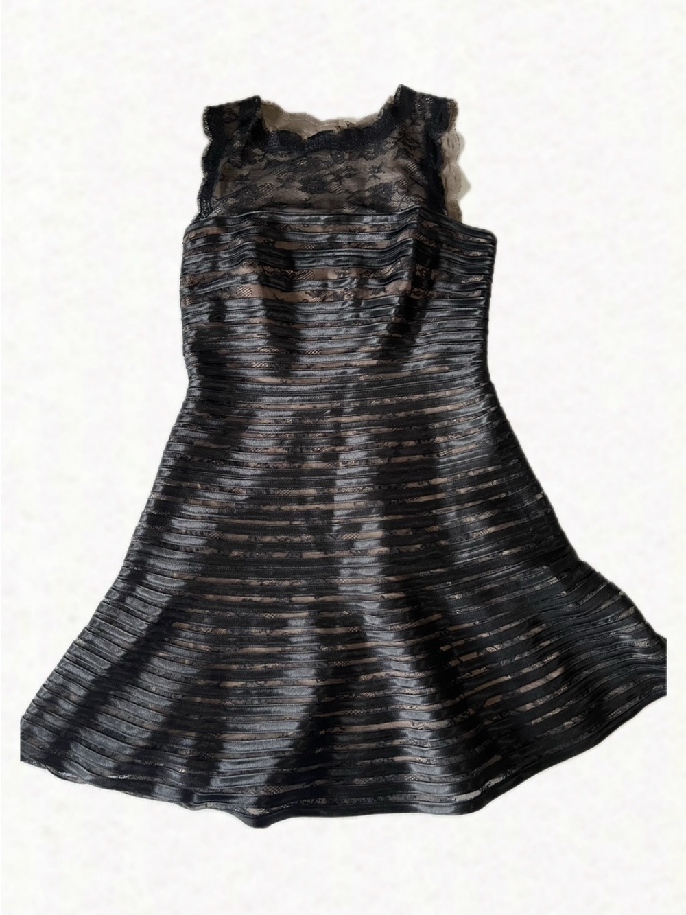 Gianni Bini Black Lace Evening Dress size 10
